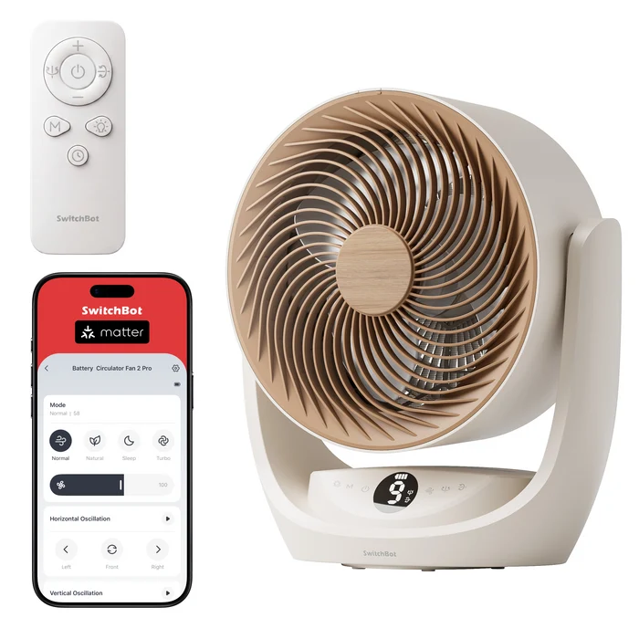 SwitchBot Battery Circulator Fan 2 Pro cordless air circulator